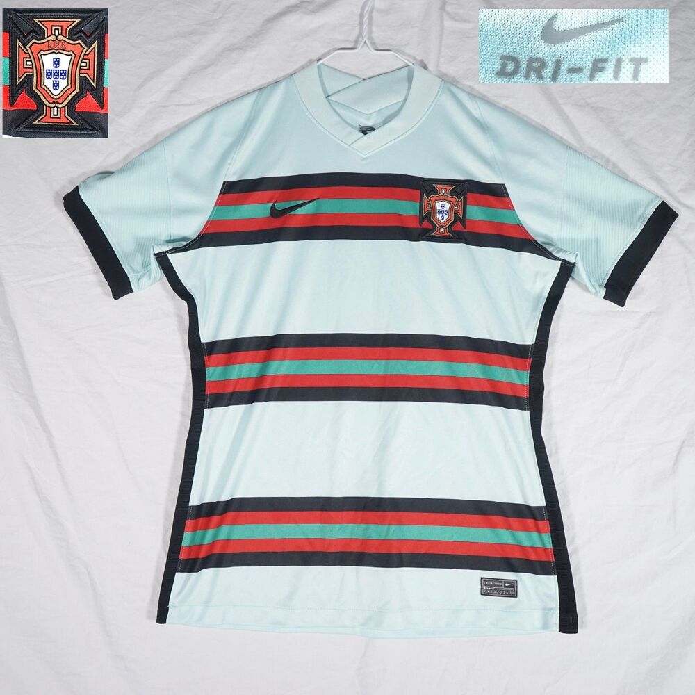 Nike Portugal 2020/21 Away Jersey Teal Engineered Dri-FIT Men's Medium